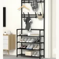 Sapateira Organizadora cabideiro Arara suporte Multiuso Sapato Tenis Roupa Closet Quarto Armários Sapateira e rack de armazenamento NXJ-14