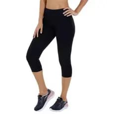 Calça Corsário Fitness Legging Suplex Feminina Academia