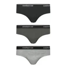 Kit 3 Cuecas Slip Selene Masculina Algodão Toque Macio
