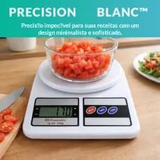 Kit 1 2 3 Balança Digital de Cozinha 10kg 1g Precisão Profissional para Confeitaria