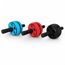 Roda Abdominal Rolo Duplo Exercicios Casa Core Treino Envio Imediato