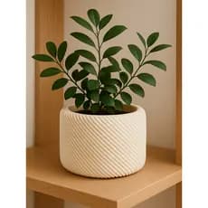 Vaso Decorativo Moderno Texturizada para Plantas e Suculentas