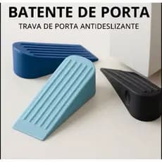 Trava de Porta Antideslizante Batente Protetor de Piso