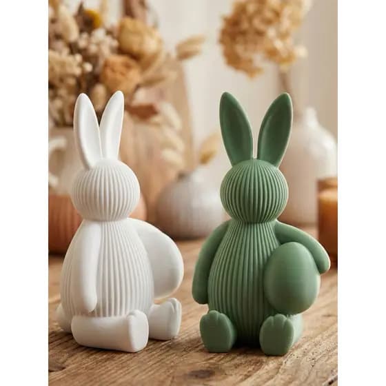 Coelho Decorativo Minimalista 3D