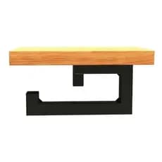 Suporte para papel higiênico com prateleira