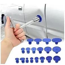 KIT REPARO DE AMASSADOS AUTOMOTIVO PDR MARTELINHO DE OURO COM MARTELO T E VENTOSAS REMOVEDOR DE AMASSADOS SEM PINTURA