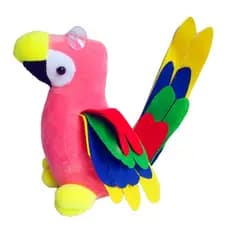 Papagaio Boneco De Pelúcia olho brilhante de vidro