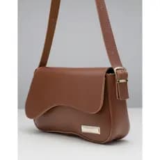 Bolsa Feminina Pequena Ombro Elegante Moderna Casual Fashion Tiracolo Compacta Preta Caramelo