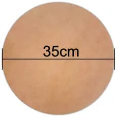 Kit 6 Sousplat - Supla - Suplat - Soupla Para Mesa Jogo Americano MDF crú 3mm 35cm Diâmetro