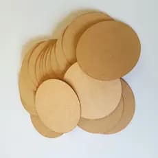 Kit 20 Sousplat Porta copo - Bolacha de Copo - Bolacha 8cm MDF 3mm Cortado a Laser