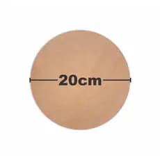 Kit 12 Sousplat 20cm diâmetro em MDF crú 3mm de espessura - Suplat - Supla -Souspla - Souplat Disco