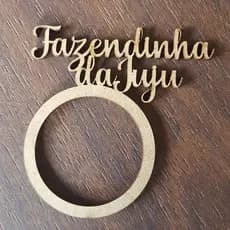 Kit 160 Peças Porta Guardanapo Personalizado Anel Mesa Posta Sousplat - Supla - Souspla Madeira MDF