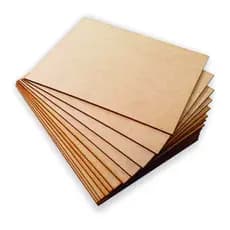Kit Placas Chapas de Mdf 3mm Tamanhos Variados Sulfite Oficio Cortado a Laser 18 Peças 21x29,7