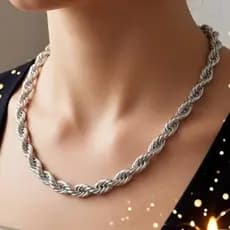 kit Colar + Brinco - Kit Colar +Pulseira | Colar Feminino Semijoia a Ouro ou Prata | Corrente | Corrente com Pingente
