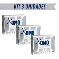 Kit 3 Caixa Sabão Em Pó Omo Branco Absoluto Expert 720g Roupas Casa Lavagem Lavanderia