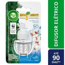 REFIL Bom Ar Difusor Elétrico Lirio Branco E Algodão Odorizador de Ambientes Spray 16ml