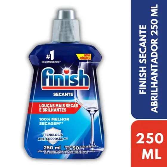 Finish Secante Abrilhantador Para Maquina De Lava Louças 250ml
