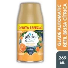 Glade Automatic Odorizador De Ambientes Spray Brisa Cítrica De Verão Aromatizante Refil 269ml