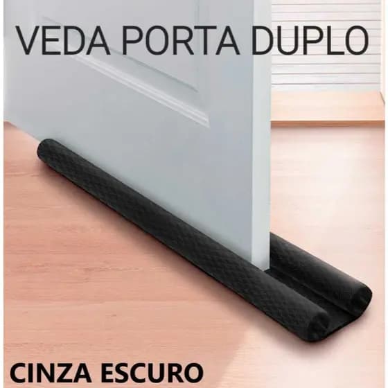 Veda Porta Protetora Dupla Vedação Rolinho Contra Poeira Inseto e Pó Protege