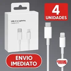 4 Cabos De IPhone Turbo 1 Metro Lightning