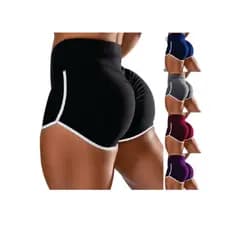 Short empina Bumbum Forrado Viés treino Malhar Academia Casual Suplex Shorts Feminino Moda Verão Calor Piscina Praia
