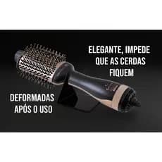 Suporte Descanso de Mesa para Escova de Cabelo Elétrica Universal