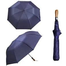 Guarda Chuva Grande Contra Vento Automático Tecido Duplo Reforçado