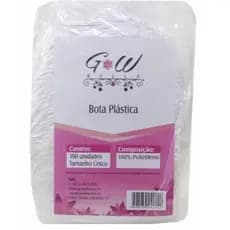 Bota plastica Descartavel embalagem 100 unidades