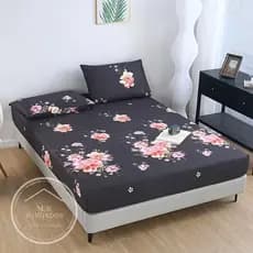 Jogo de Lençol Roupa Cama Solteiro Casal Queen King Com Elástico Fronha Toque Suave Confortável