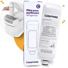Filtro Refil Purificador Agua Acqua Eletronico Colormaq Original Tripla Filtração Redução de Cloro