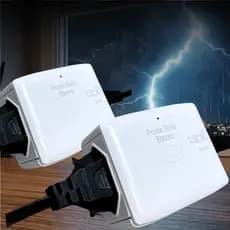 Kit 2 Protetor Raios Contra Surto Queda Energia Descarga Eletrica DPS Eletrodomésticos 110v ou 220V