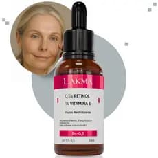 Sérum Retinol 0,5% + Vitamina E 1% Lakma 30ml Antissinais Rejuvenescedor Skincare Todo Tipo De Pele