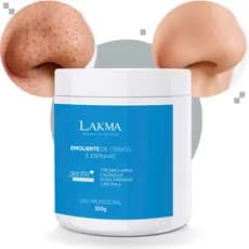 Emoliente de Cravos e Espinhas Creme Limpeza de Pele Amolecedor de Cravos Profissional Lakma 500g