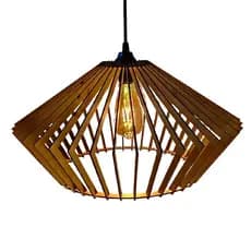 Luminária Lustre De Teto Decoração Sala Quarto Escritório Modelo Pendente Completa - Tipo Pendente