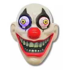 Mascara Halloween Festa Fantasia Monstro Horrível Led Novidade com Olhos LED e Sorridente Vermelho