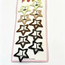TIC TAC kit10/20/30 Presilhas Estrela Infantil Grampos para Meninas Coloridas Prendedor Acessório de Cabelo Estilo Estre