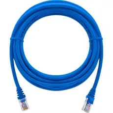 Cabo de Rede Azul Categoria 5E de 5 Metros + Conector - MD9