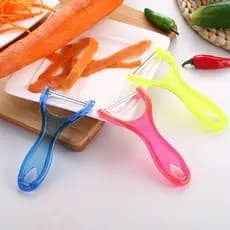 Descascador 3 peças para Legumes e Verdura sem desperdício Color