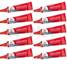 Kit 10 Colas Adesiva Bisnaga para Cano PVC 17g - Krona