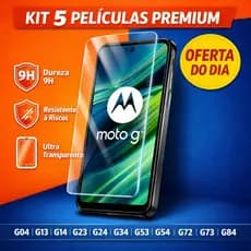 Kit Película Vidro 3D Moto G Anti Impacto Proteção Total Tela