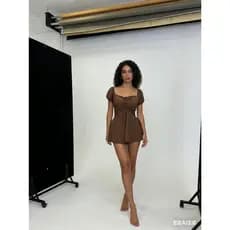 Blusinha Estilo Vestidinho Fofo Elegante Moda Feminina