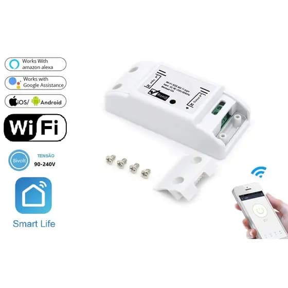 Interruptor Inteligente Smart WiFi Automação Residencial Alexa Google Smart Life