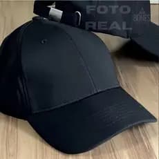 Boné Liso Básico Fivela Velcr0 Barato Aba Curva Unissex Baseball Ajustável para personalizar bordar