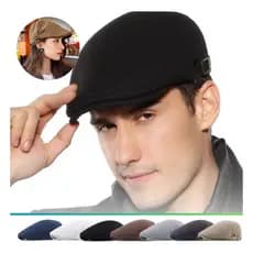 Boina Boné Chapéu Gatsby Ajustável Estilo Italiano Europeu Acessórios Moda Masculina Qualidade