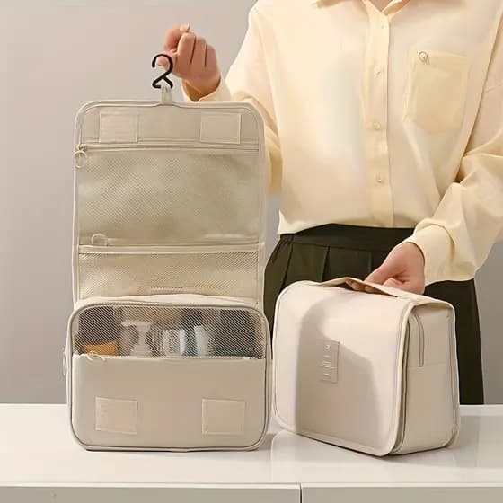 Necessaire Bolsa masculino feminina de Viagem Organizador de Objetos de Higiene Pessoal Com Divisória