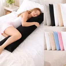 Kit Travesseiro de Corpo e Fronha Modelo Xuxão 1,35M Grande e Macios Noites de Sono de Abraçar