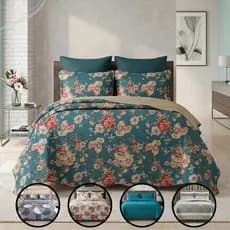 Colcha Cobre Leito Matelado com Porta Travesseiro Solteiro Casal Queen King  Estampas Modernas Luxo