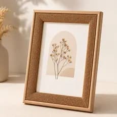 PORTA-RETRATO 15X20 MDF-JUTA NATURAL-VIDRO
