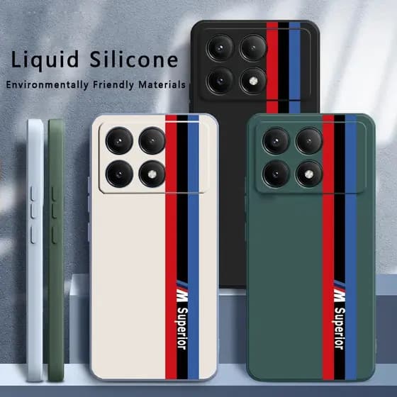 Luxurious Phone Casing For POCO X6 X7 Pro 5G Case Silicon Soft Dustproof Shockproof For POCO X6 Neo 5G X6 X5 X3 X2 Cover
