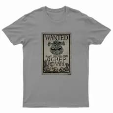 Camiseta Sherek Procura-se o Ogro Recompensa Geek Unisex 100% Algodão